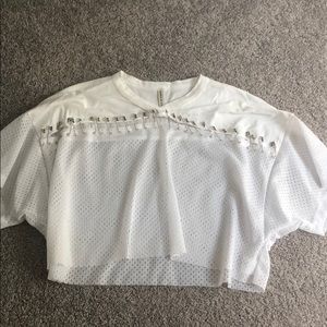 LF jersey crop top
